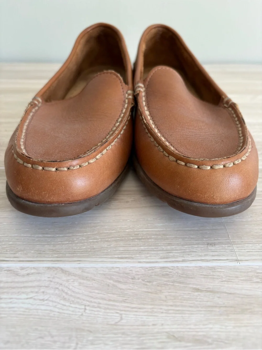 Timberland Classic Men's Heritage Driving Moccasins Tan Loafers Size 9 Old Money
